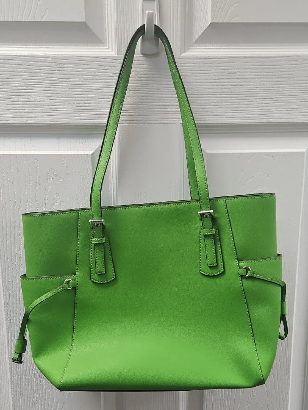 Michael Kors Lime Green Saffiano Leather Tote